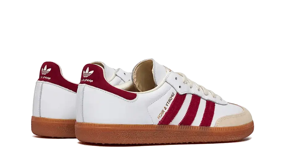 Adidas Samba OG Sporty & Rich White Core Burgundy - IF5660 - Image 3